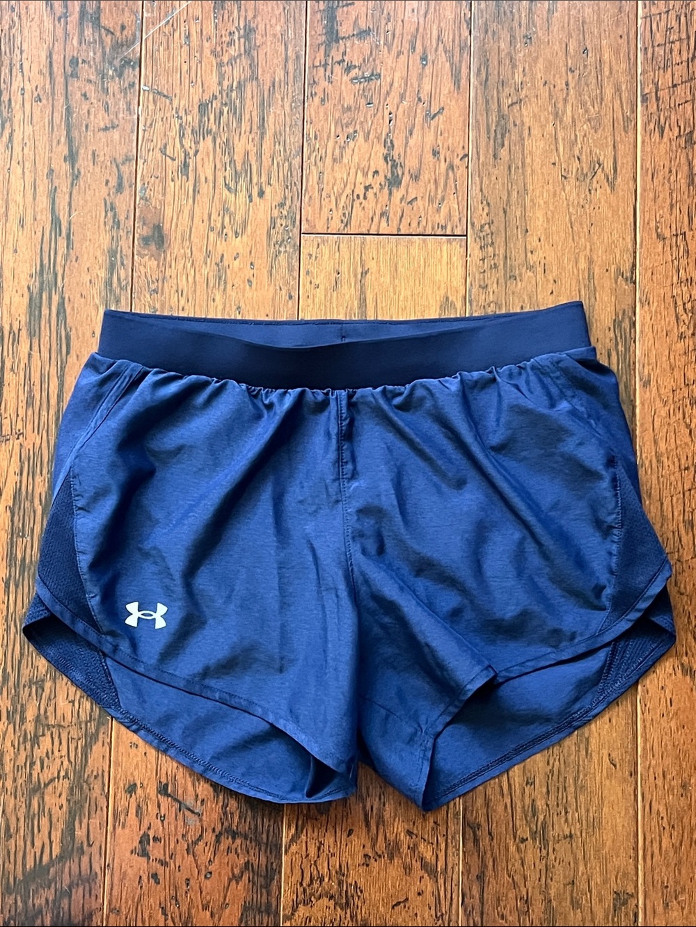 Under Armour Women's Navy Athletic Running Shorts